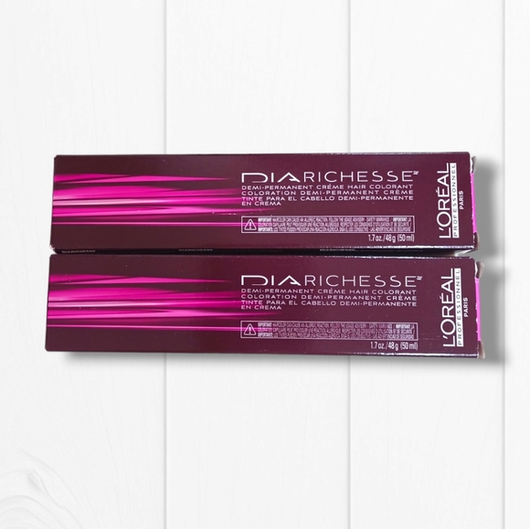 L'Oreal Professionnel DIARichesse 2 Tubes Ammonia-Free 6.34/6GC Honey Chestnut - Picture 3 of 16